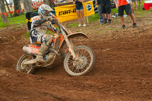 Kailub Russell took the win at the second round of the GNCC Series dubbed 'The General' - Photo: Shan Moore
