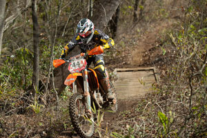 Kailub Russell dueled with Russell Bobbitt throughout the entire race, ending with 5th place - Photo: Shan Moore
