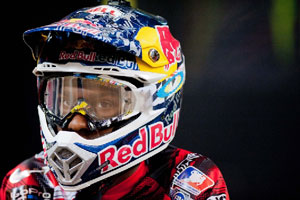 James Stewart charged back from a first lap crash to finish fifth overall