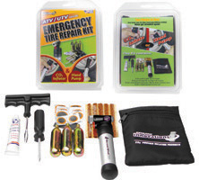 The Tire Repair and Inflation Kit from Genuine Innovations will repair more significant tire damage that leaves you otherwise stranded.