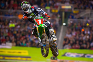 Ryan Villopoto is quickly running away with the AMA Supercross championship - Photo: Frank Hoppen