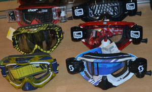 Anti-fog goggle lenses are a must have for severe off road use. A set of goggle Roll-offs doesn't hurt either.