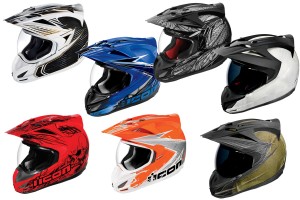 Icon Variant Dual Sport Helmets - Lineup