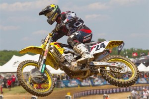 Brett Metcalfe raced his RM-Z450 to sixth place at the AMA Pro Motocross High Point National.