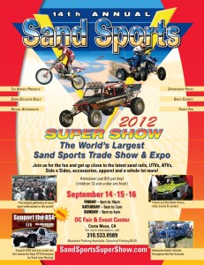 2012 Sand Sports Super Show Flyer