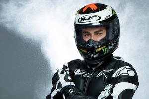 Jorge Lorenzo - New HJC Helmet