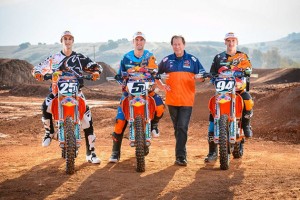 Roger DeCoster With KTM Team