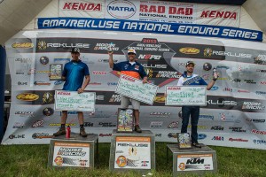 2013 AMA/Rekluse National Enduro Rad Dad Winner's Podium