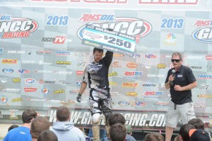 Jeff Pickens 2013 GNCC ATV Dunlop Limestone 100 - Holeshot Award
