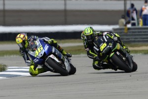 Valentino Rossi and Cal Crutchlow 2013 MotoGP Indianapolis