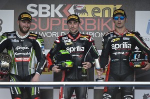 2013 World Superbike Jerez Race 2 Winner's Podium