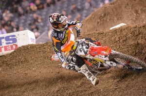 Wil Hahn 2014 AMA Supercross Anaheim 2 - 12th Place