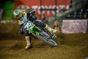 Justin Hill 2014 AMA Supercross Lites West Anaheim 3 - 4th Place
