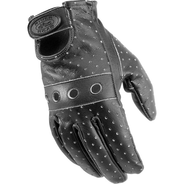 River Road Swindler Distressed Vented Leather Gloves