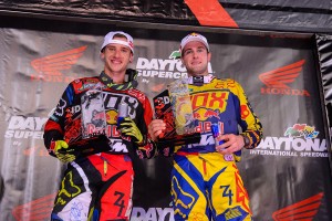 Ken Roczen & Ryan Dungey 2014 AMA Supercross Daytona - Podium