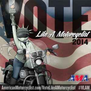 AMA Vote Like A Motorcyclist 2014