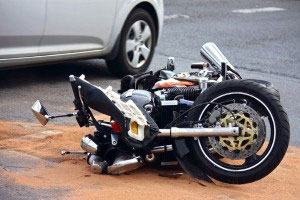 Crashed Motorcycle