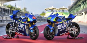 2015 MotoGP Suzuki ECSTAR Team Bikes