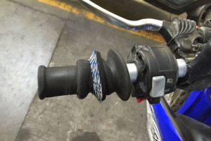 Dirt Bike Grip Removal