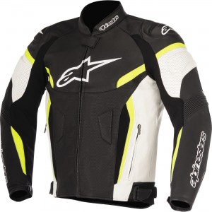 Alpinestars GP Plus R v2 Airflow Vented Leather Jacket - $459.95 Highly durable premium 1.3mm leather, multi-panel construction. Chest and back pad compartments with PE (Polyethylene) padding. Over-molded advanced TPU shoulder protection. 