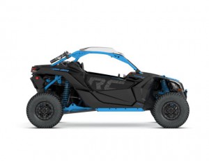 2018 Maverick X3 X rc TURBO R Carbon Black and Octane Blue_side right_jpg
