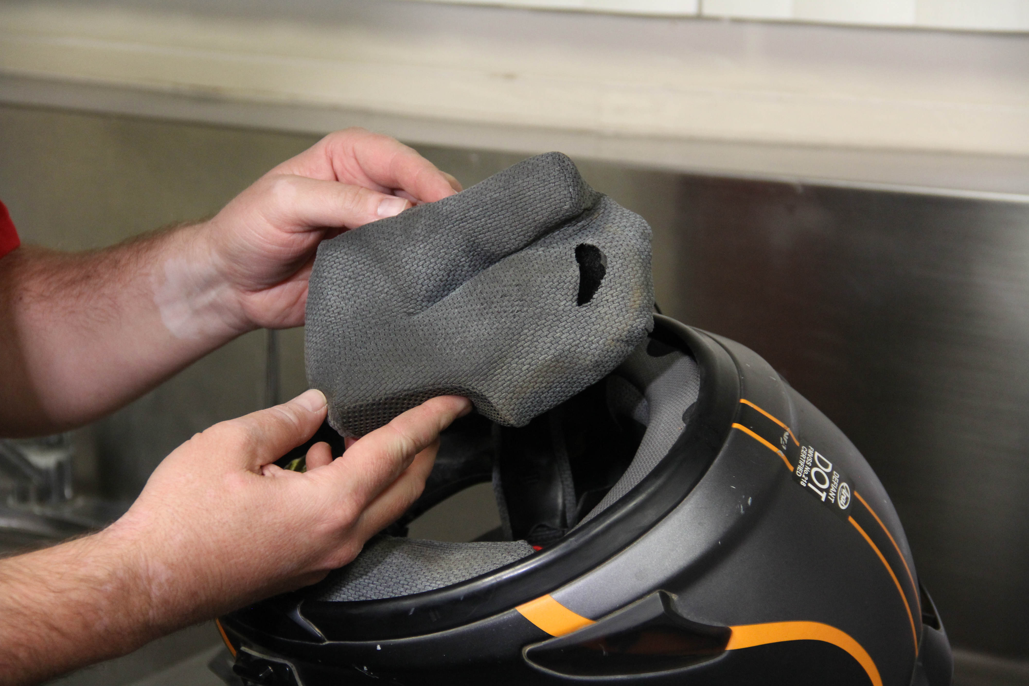 How to Clean Motorcycle Helmet Padding 